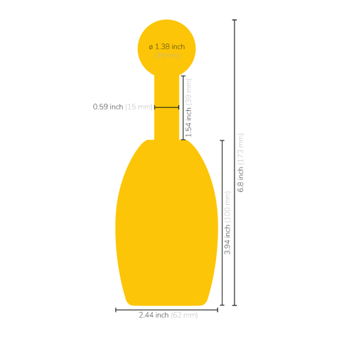 Sticky Steve - Label with Tamper Seal 16oz Classic Queenline Jar
