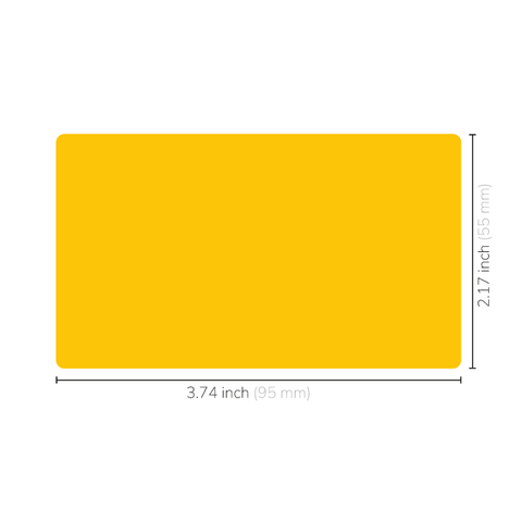 Sticky Steve - Rectangular Label 8oz Hexagonal Jar