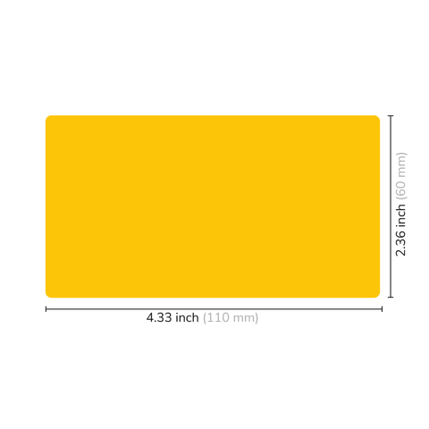 Buzzy Buzz - Rectangular Label 18oz Hexagonal Jar