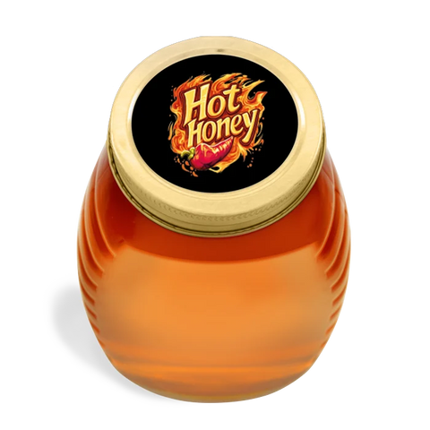 Spicy Spencer - Round Lid Label 32oz Classic Queenline Jar