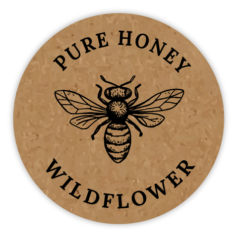 Natural Nadja - Round Lid Label 4oz Round Jar