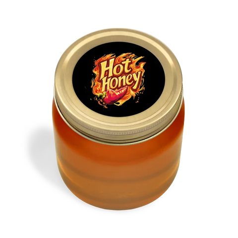 Spicy Spencer - Round Lid Label 16oz Round Jar