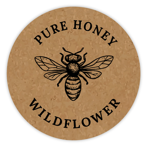 Natural Nadja - Round Lid Label 18oz Round Jar