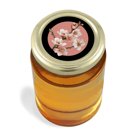 Elegant Elena - Round Lid Label 18oz Round Jar