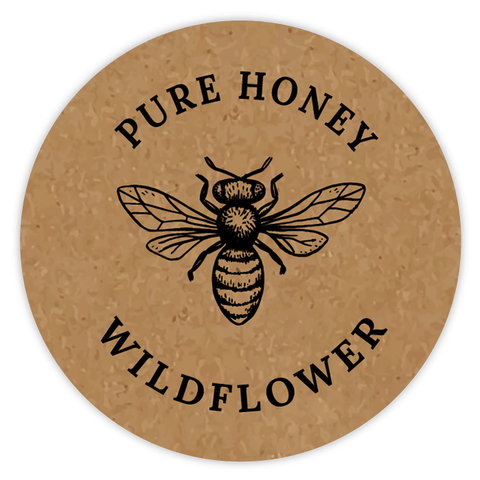 Natural Nadja - Round Lid Label 30oz Round Jar