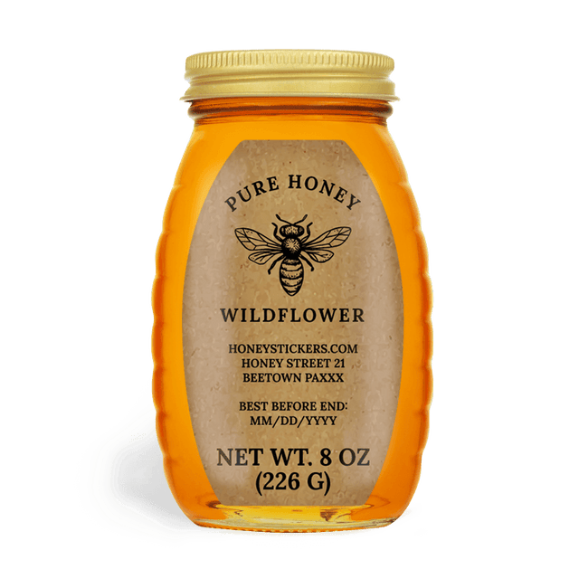 Buy Low Priced Honey Labels For Your 8oz Jar – us.honeystickers