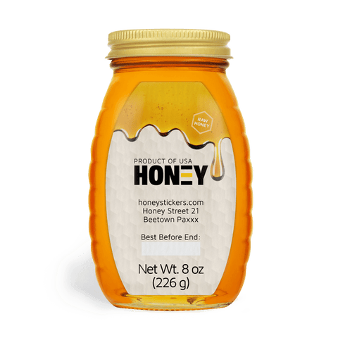 Sticky Steve - Ovoid Label 8oz Classic Queenline Jar