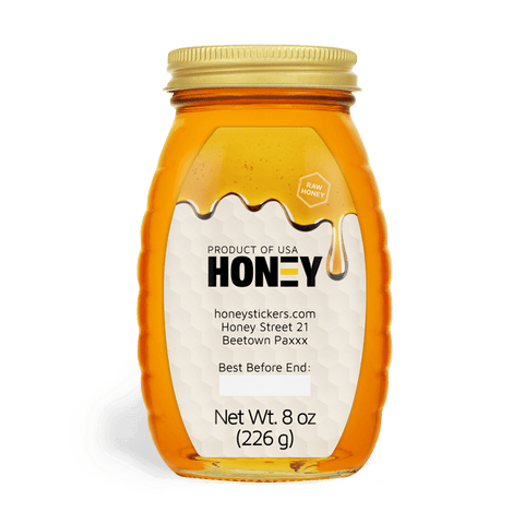 Sticky Steve - Ovoid Label 8oz Classic Queenline Jar
