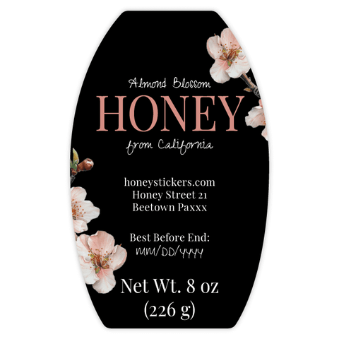 Elegant Elena - Ovoid Label 8oz Classic Queenline Jar