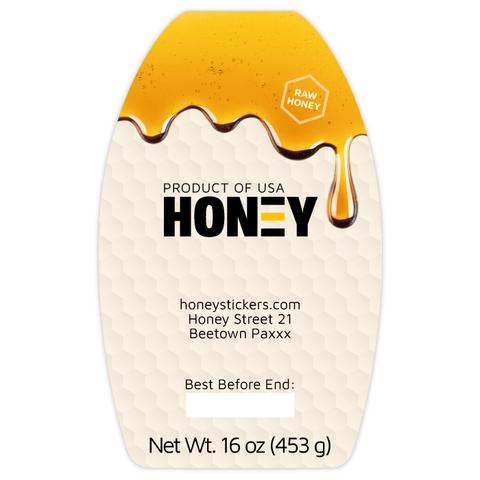 Sticky Steve - Ovoid Label 16oz Classic Queenline Jar
