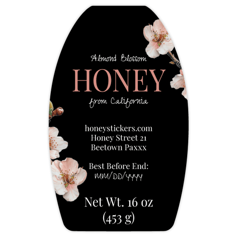 Elegant Elena - Ovoid Label 16oz Classic Queenline Jar