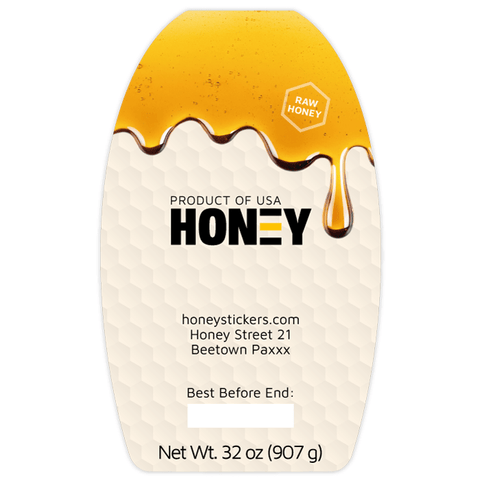 Sticky Steve - Ovoid Label 32oz Classic Queenline Jar