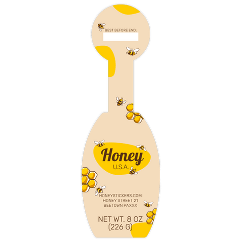 Buzzy Buzz - Label with Tamper Seal 8oz Classic Queenline Jar