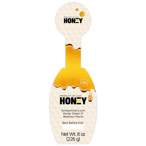 Sticky Steve - Label with Tamper Seal 8oz Classic Queenline Jar