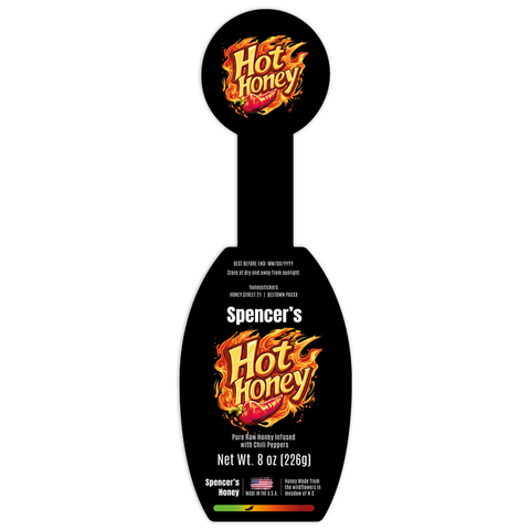 Spicy Spencer - Label with Tamper Seal 8oz Classic Queenline Jar