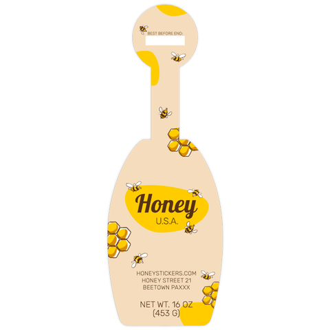 Buzzy Buzz - Label with Tamper Seal 16oz Classic Queenline Jar