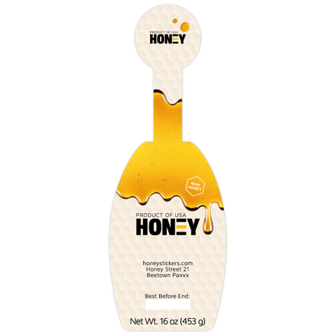 Sticky Steve - Label with Tamper Seal 16oz Classic Queenline Jar