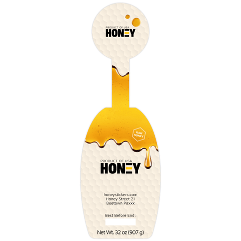 Sticky Steve - Label with Tamper Seal 32oz Classic Queenline Jar