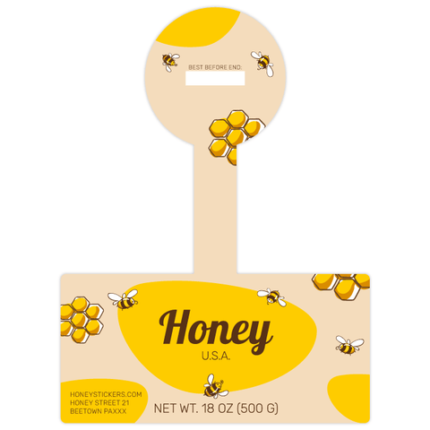 Buzzy Buzz - Label with Tamper Seal 16oz Round Jar