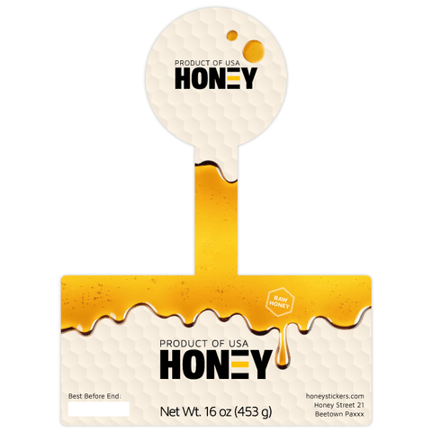 Sticky Steve - Label with Tamper Seal 16oz Round Jar