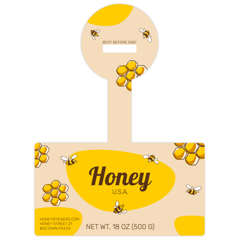 Buzzy Buzz - Label with Tamper Seal 18oz Round Jar