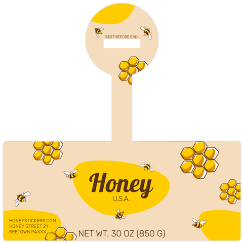 Buzzy Buzz - Label with Tamper Seal 30oz Round Jar
