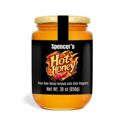 Spicy Spencer - Label with Tamper Seal 30oz Round Jar