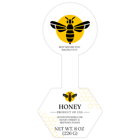 Charming Charly - Hexagonal Label with Tamper Seal 8oz Round Jar