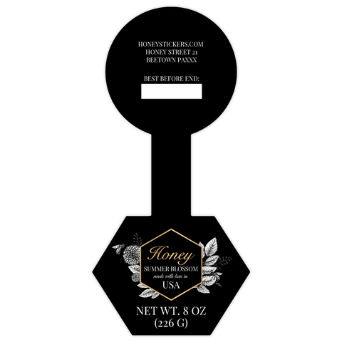 Noble Norman - Hexagonal Label with Tamper Seal 8oz Round Jar