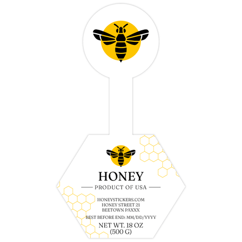 Charming Charly - Hexagonal Label with Tamper Seal 18oz Round Jar