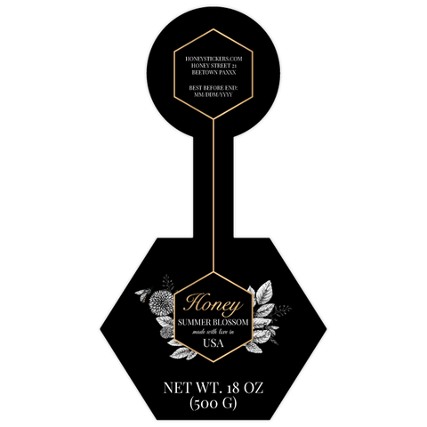 Noble Norman - Hexagonal Label with Tamper Seal 18oz Round Jar
