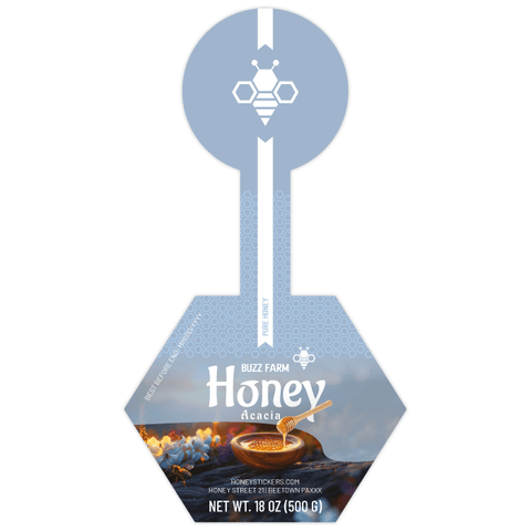 Fresh Frankie - Hexagonal Label with Tamper Seal 18oz Round Jar