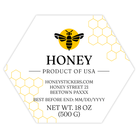 Charming Charly - Hexagonal Label 18oz Round Jar