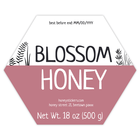 Soft Sophie - Hexagonal Label 18oz Round Jar