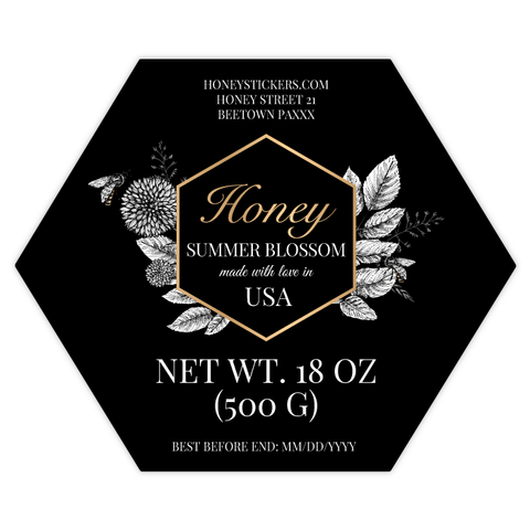 Noble Norman - Hexagonal Label 18oz Round Jar