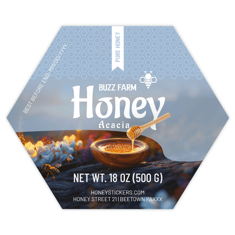 Fresh Frankie - Hexagonal Label 18oz Round Jar