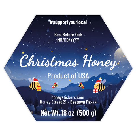 Cozy Cody - Hexagonal Label 18oz Round Jar
