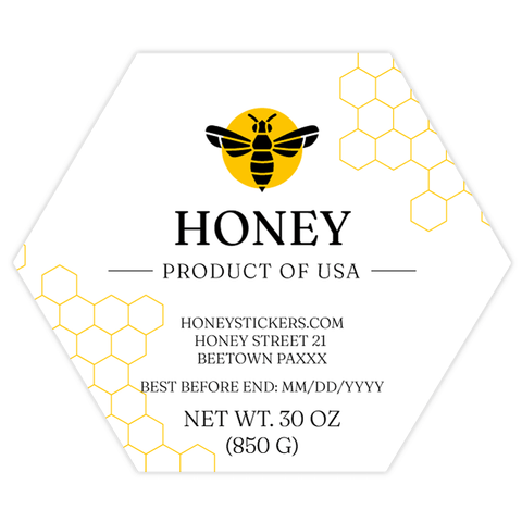 Charming Charly - Hexagonal Label 30oz Round Jar