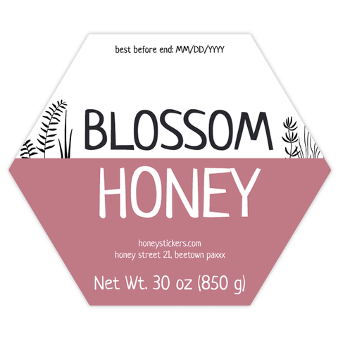 Soft Sophie - Hexagonal Label 30oz Round Jar