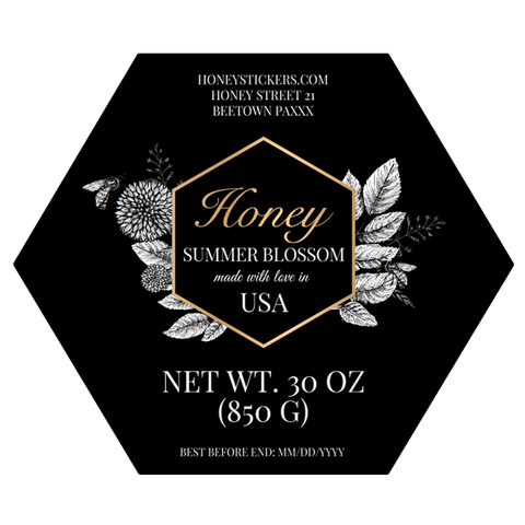 Noble Norman - Hexagonal Label 30oz Round Jar