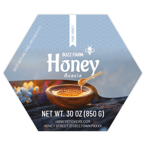 Fresh Frankie - Hexagonal Label 30oz Round Jar