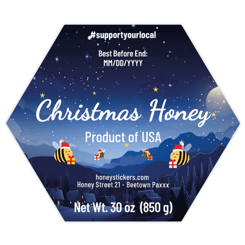 Cozy Cody - Hexagonal Label 30oz Round Jar