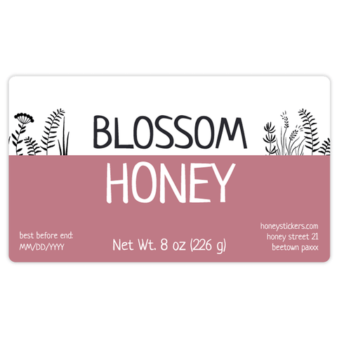 Soft Sophie - Rectangular Label 8oz Hexagonal Jar
