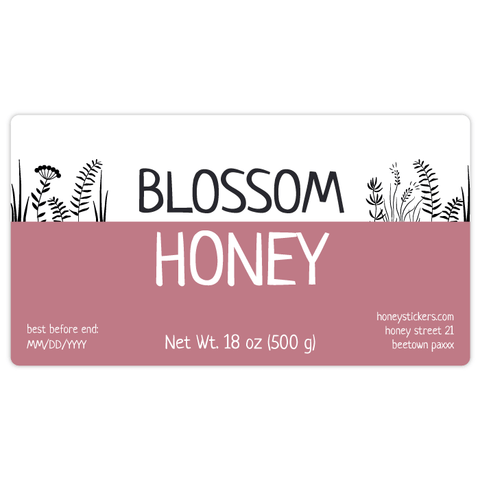 Soft Sophie - Rectangular Label 18oz Hexagonal Jar