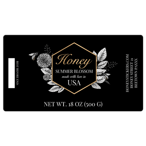 Noble Norman - Rectangular Label 18oz Hexagonal Jar
