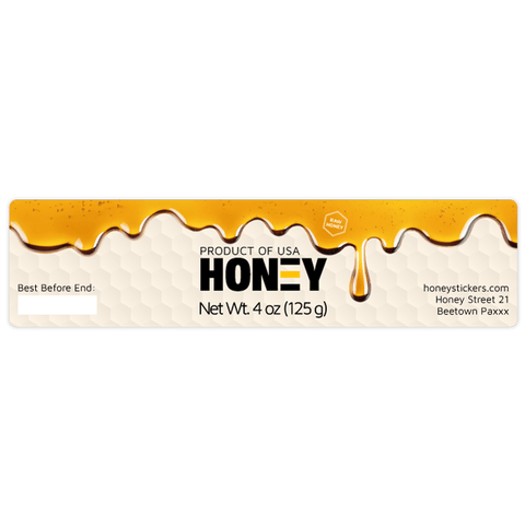 Sticky Steve - Rectangular Label 4oz Round Jar