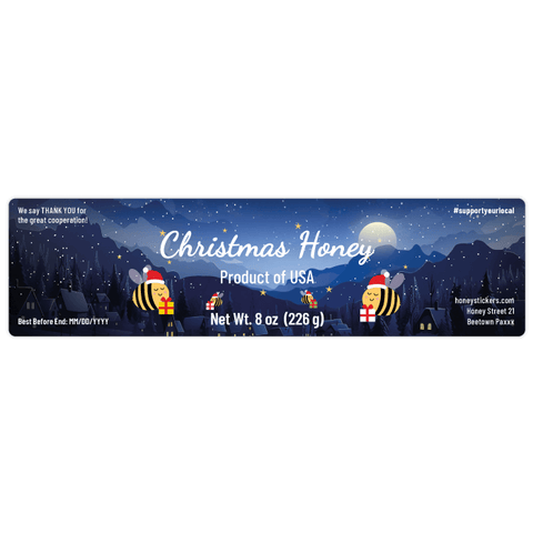 Cozy Cody - Rectangular Label 8oz Round Jar