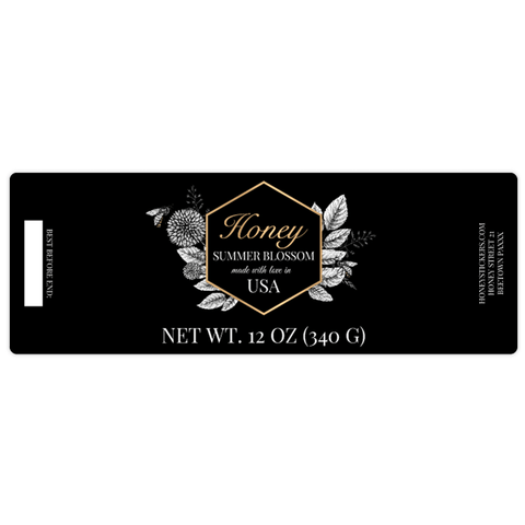 Noble Norman - Rectangular Label 12oz Round Jar