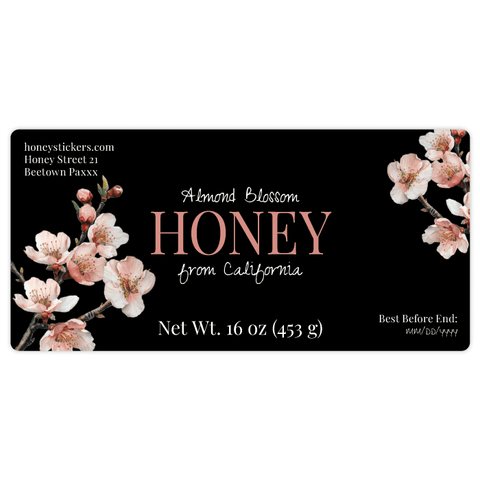Elegant Elena - Rectangular Label 16oz Round Jar