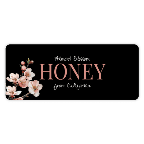 Elegant Elena - Rectangular Label 2oz Round Jar
